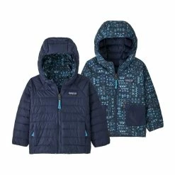 Tout neuf 🧨 Patagonia Baby Reversible Down Sweater Hoody - Doudoune enfant 🎁