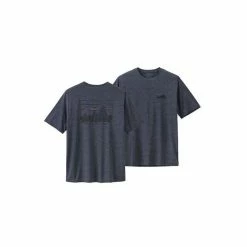 De gros 👍 Patagonia Cap Cool Daily Graphic 👕 Shirt - T-shirt homme 🎁 -Giro-shop patagonia cap cool daily graphic shirt t shirt homme 73 skyline smolder blue x dye