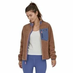 Giro-shop -Giro-shop patagonia classic retro x fleece jacket polaire femme pampas tan 1