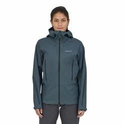 Giro-shop -Giro-shop patagonia dual aspect jacket veste impermeable femme plume grey 1