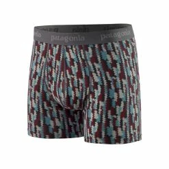 Promo ⭐ Patagonia Essential Boxer Briefs - 6 in. - Boxer homme 🤩 -Giro-shop patagonia essential boxer briefs 6 in boxer homme climbing trees ikat ink black