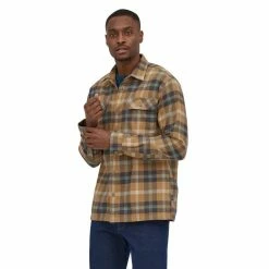 Sortie 🌟 Patagonia L/S Organic Cotton MW Fjord Flannel 👕 Shirt - Chemise homme 🥰