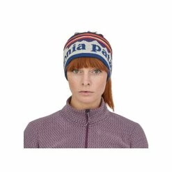 Giro-shop -Giro-shop patagonia powder town headband bandeau fitz roy sunrise knit birch white