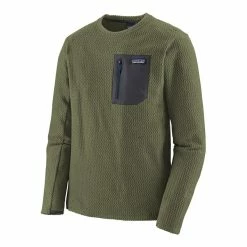 Grosses soldes ⭐ Patagonia R1 Air Crew - Polaire homme 🎁 -Giro-shop patagonia r1 air crew polaire homme basin green