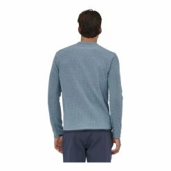 Grosses soldes ⭐ Patagonia R1 Air Crew - Polaire homme 🎁 -Giro-shop patagonia r1 air crew polaire homme light plume grey 2