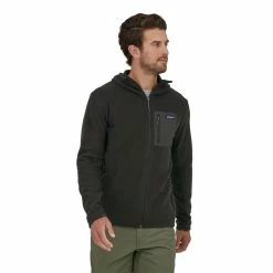Remise 😉 Patagonia R1 Air Full-Zip Hoody - Polaire homme 🎉 -Giro-shop patagonia r1 air full zip hoody polaire homme black