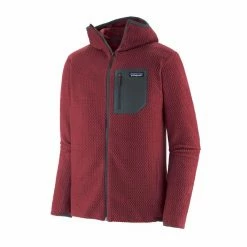 Remise 😉 Patagonia R1 Air Full-Zip Hoody - Polaire homme 🎉 -Giro-shop patagonia r1 air full zip hoody polaire homme sequoia red 2