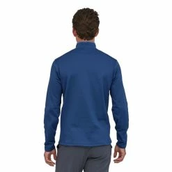 Tout neuf ✨ Patagonia R1 Daily Zip Neck - Polaire homme ✨ -Giro-shop patagonia r1 daily zip neck polaire homme ink black black x dye 2