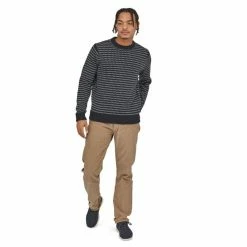Remise 🌟 Patagonia Recycled Wool Sweater - Sweatshirt homme 🧨 -Giro-shop patagonia recycled wool sweater sweatshirt homme classic navy 2